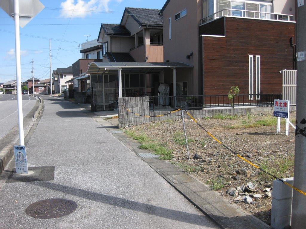 2号地 前面道路